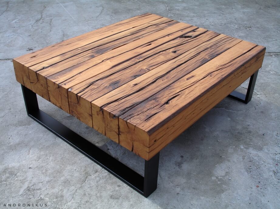 stolik stare drewno